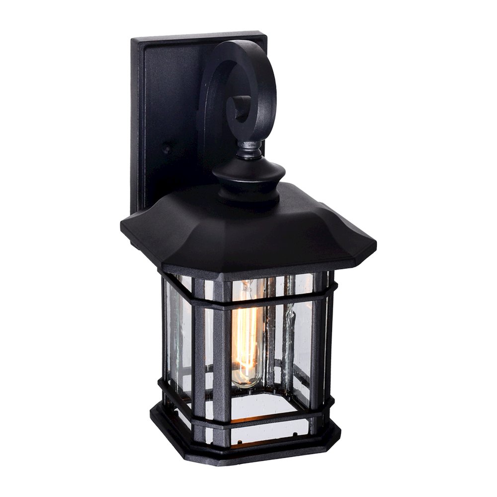 Blackburn 1 Light Outdoor Black Wall Lantern. Picture 4