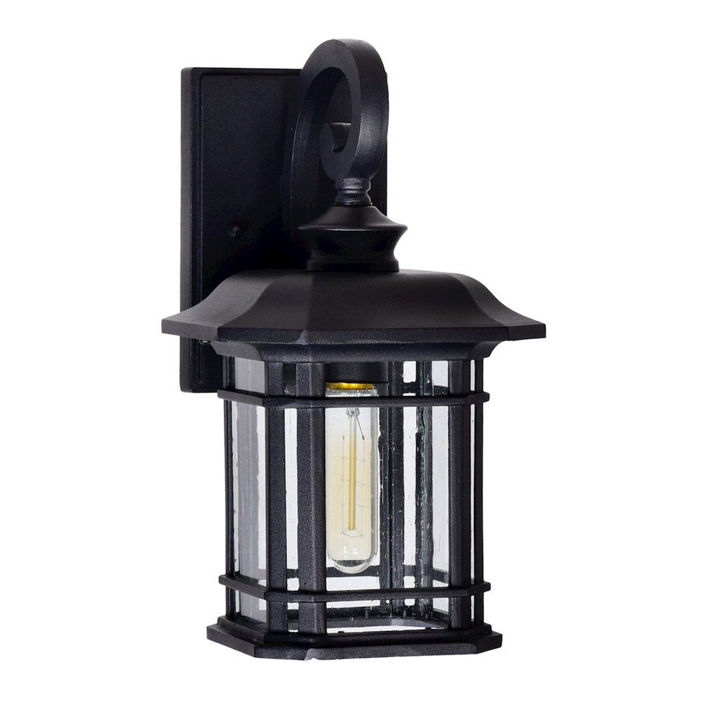 Blackburn 1 Light Outdoor Black Wall Lantern. Picture 6