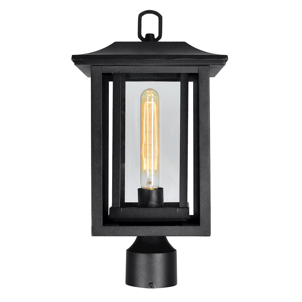 Winfield 1 Light Black Outdoor Lantern Head. Picture 3