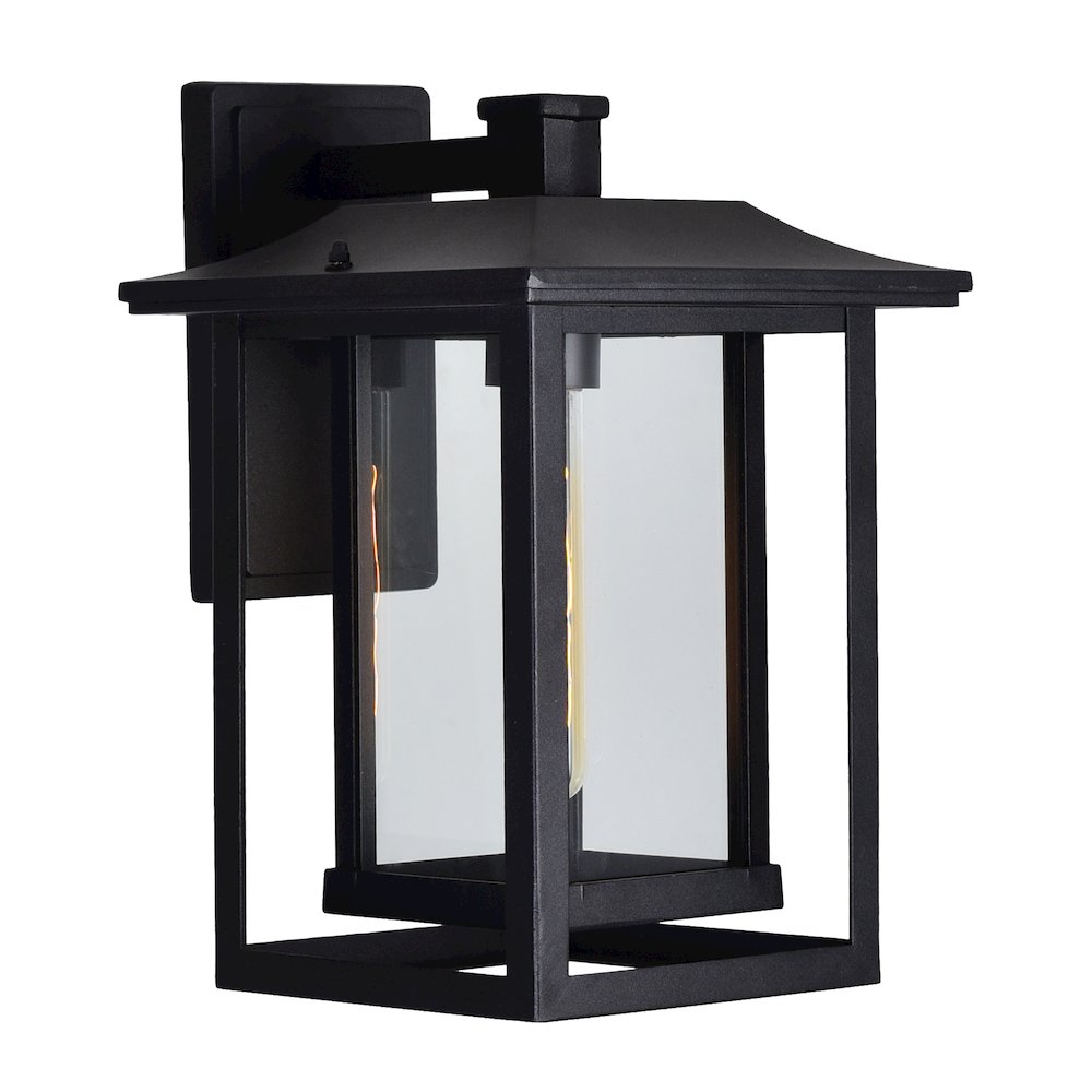 Winfield 1 Light Black Outdoor Wall Light. Picture 3