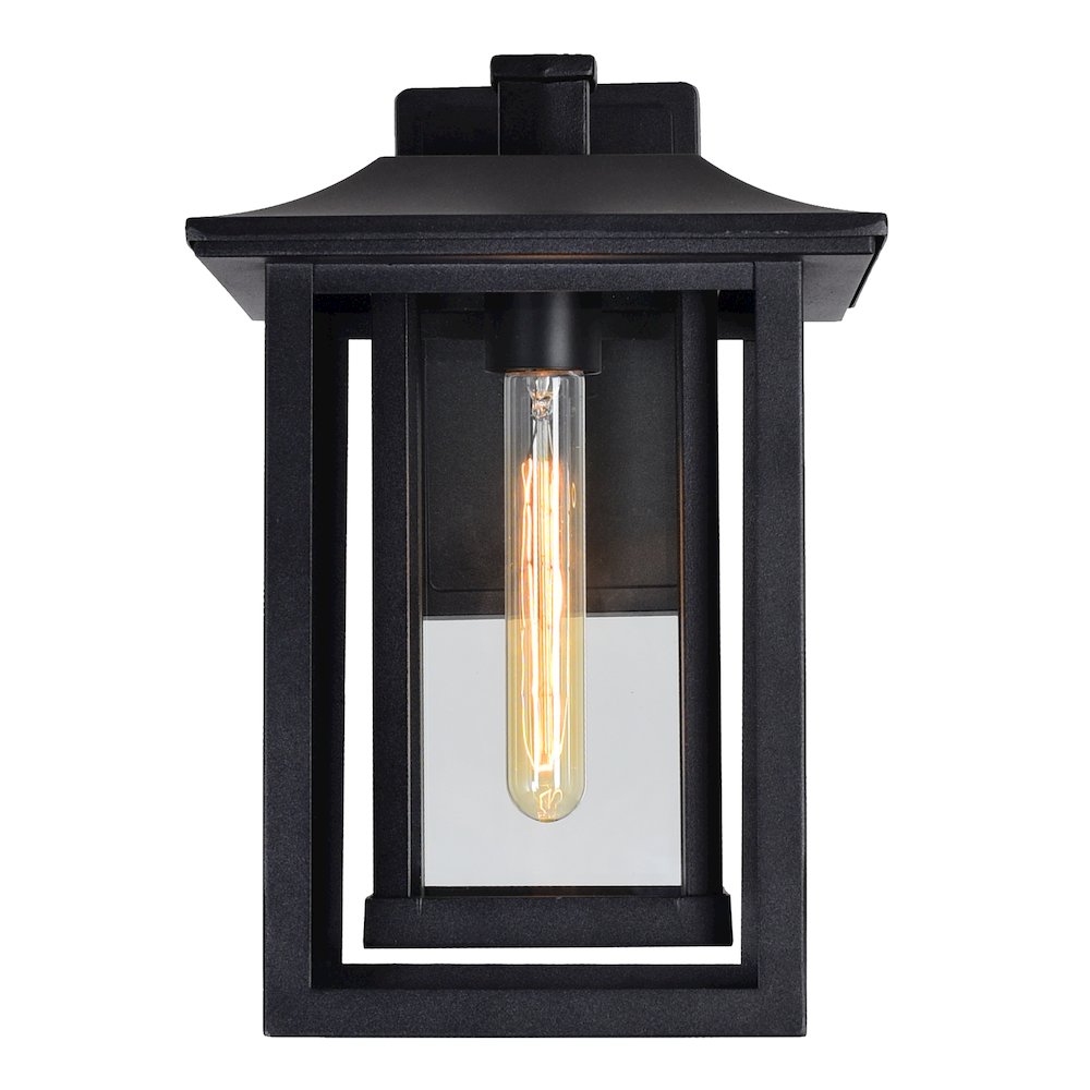 Winfield 1 Light Black Outdoor Wall Light. Picture 6