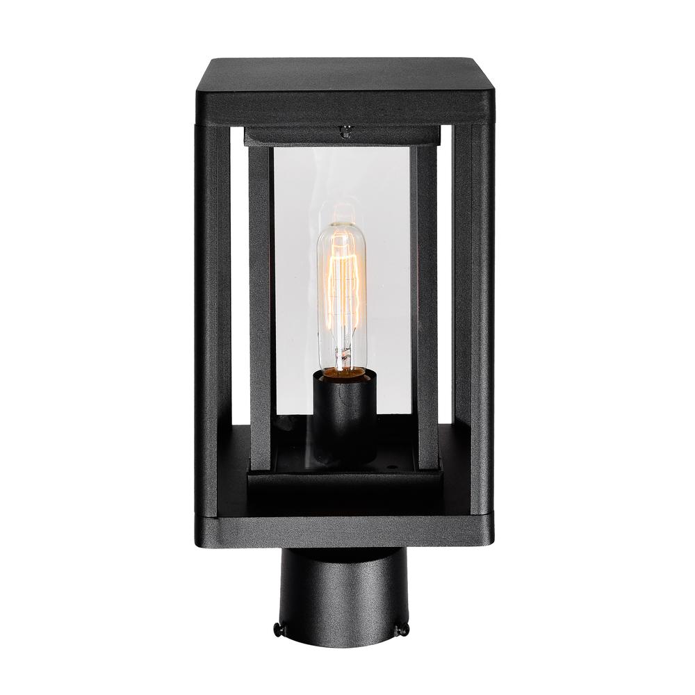 Mulvane 1 Light Black Outdoor Lantern Head. Picture 2