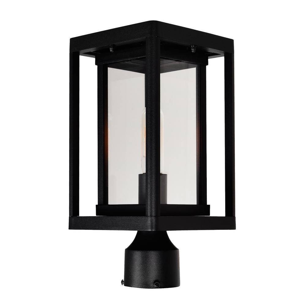 Mulvane 1 Light Black Outdoor Lantern Head. Picture 3
