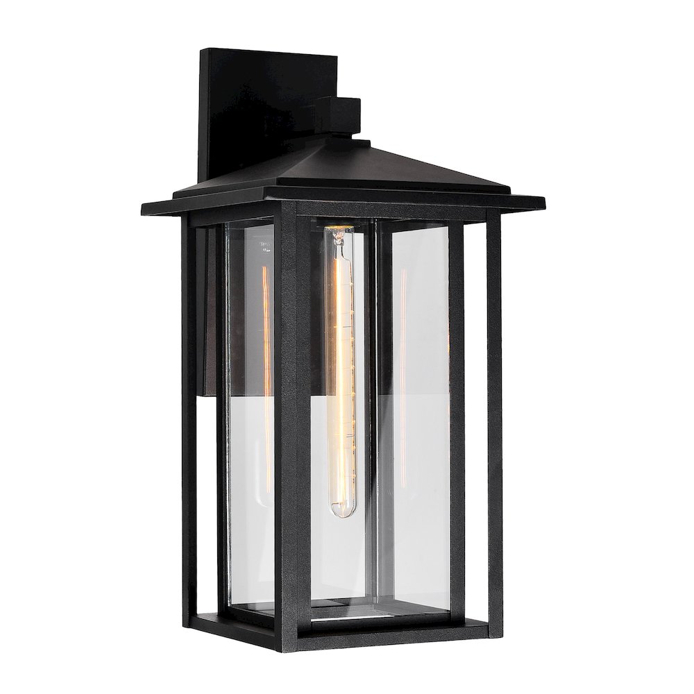Crawford 1 Light Black Outdoor Wall Light. Picture 4