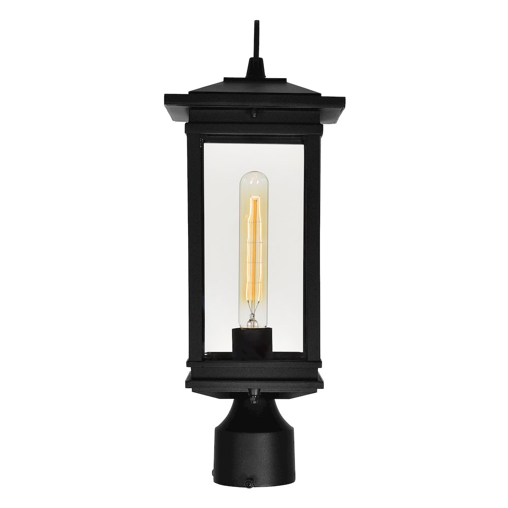 Oakwood 1 Light Outdoor Black Lantern Head. Picture 5