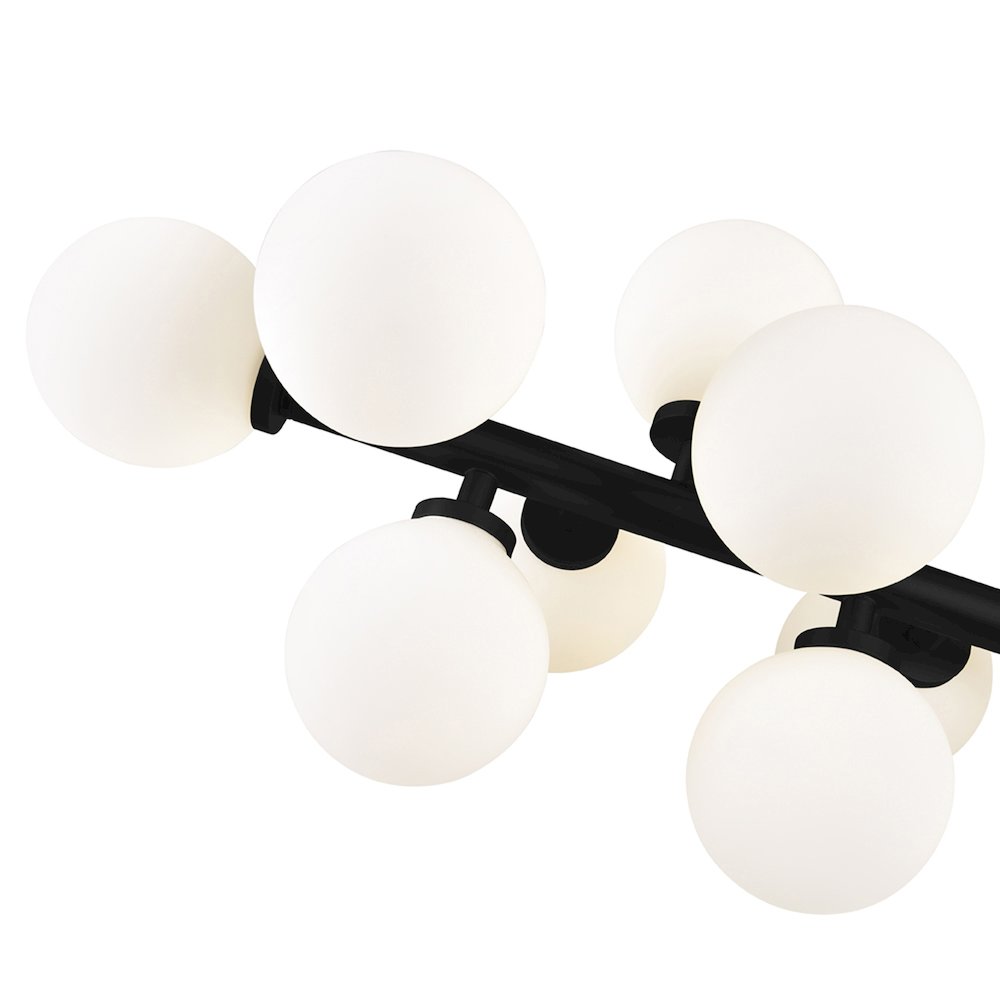 Arya 16 Light Chandelier With Black Finish. Picture 2