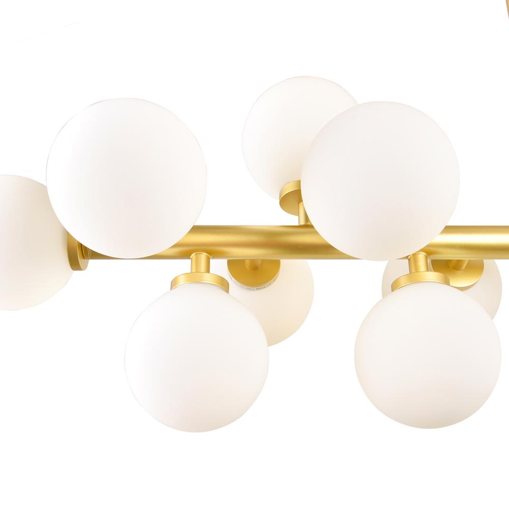 Arya 16 Light Chandelier With Satin Gold Finish. Picture 4
