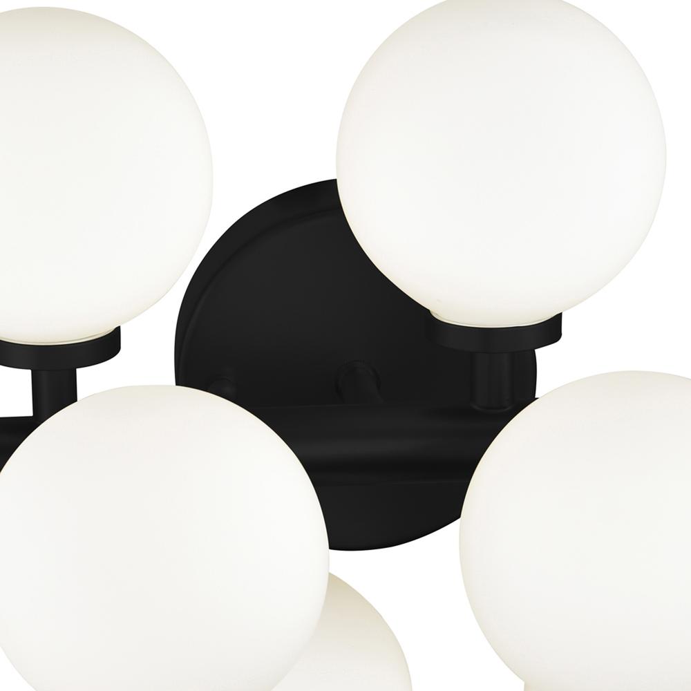 Arya 17 Light Wall Sconce With Black Finish. Picture 1