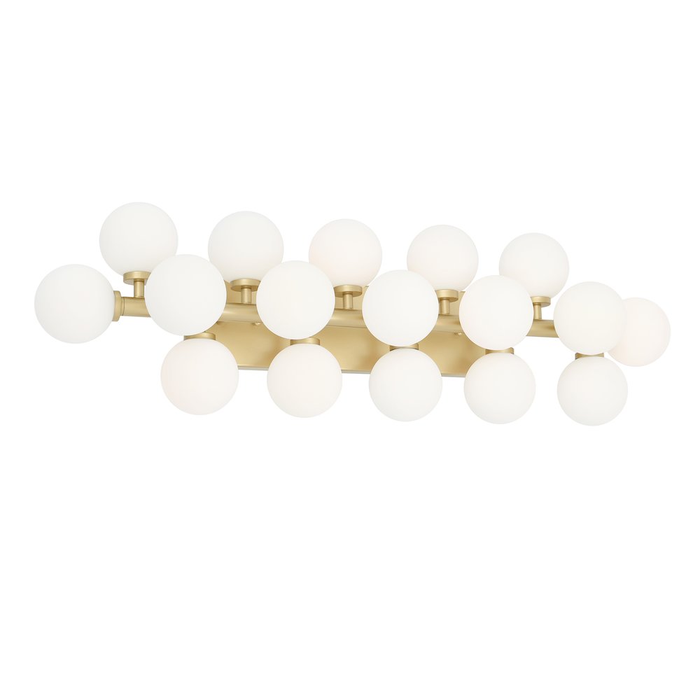 Arya 17 Light Wall Sconce With Satin Gold Finish. Picture 1
