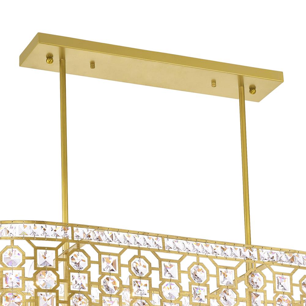 Belinda 8 Light Chandelier With Champagne Finish. Picture 2