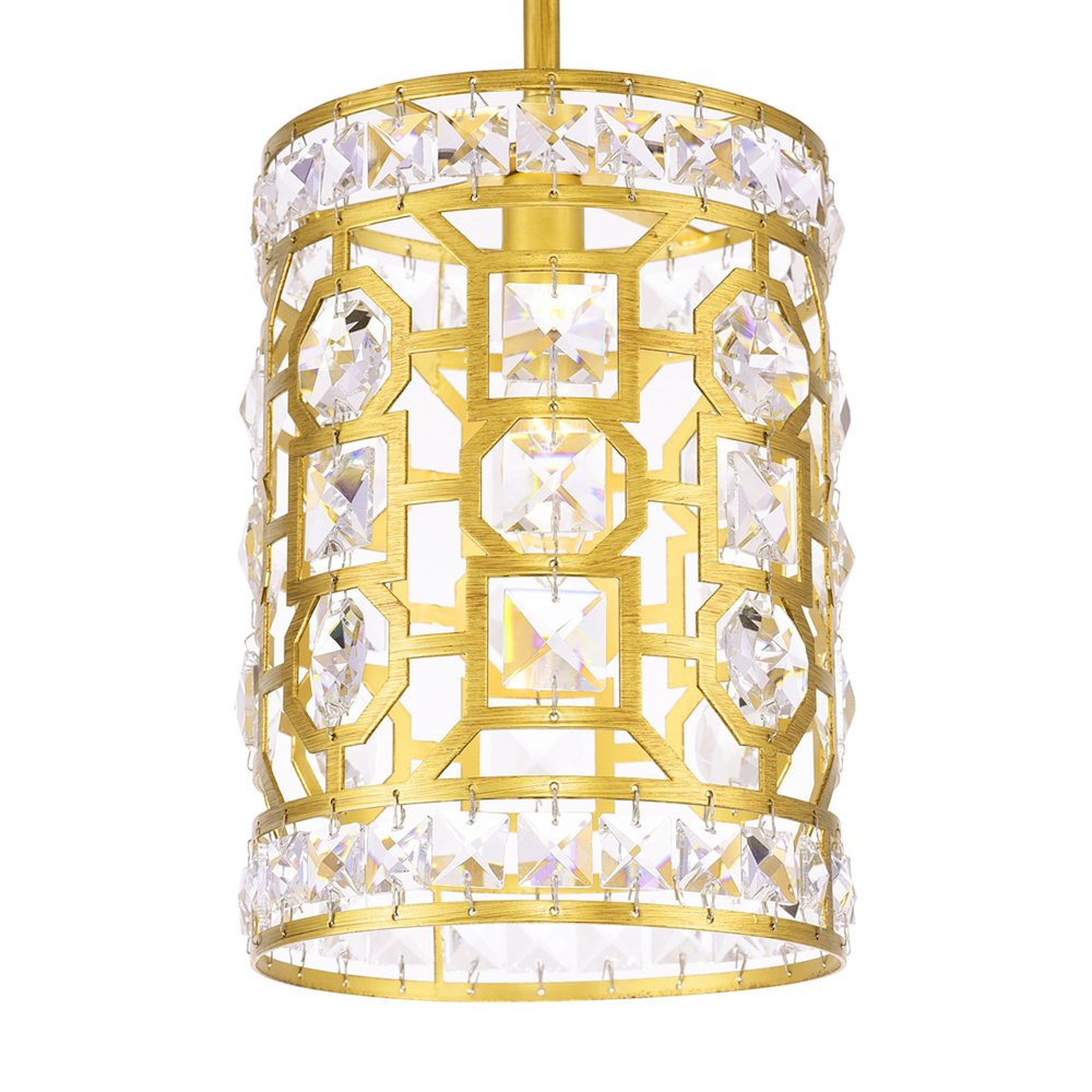 Belinda 1 Light Pendant With Champagne Finish. Picture 2