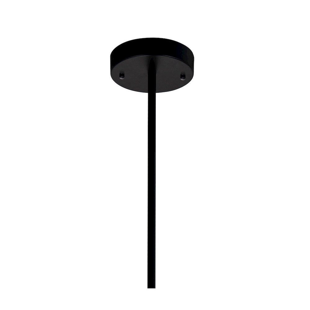 Savannah 9 Light Chandelier With Black Finish. Picture 4