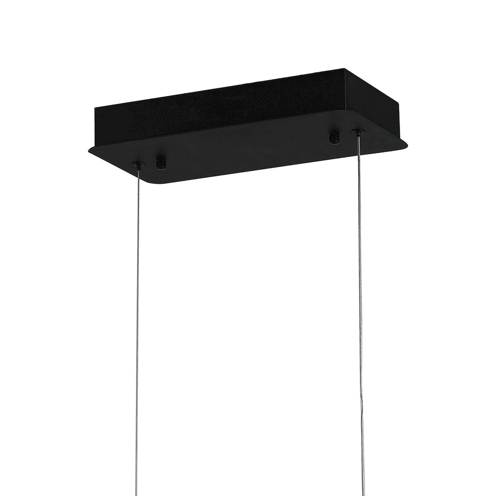 Juliette LED Chandelier With Black Finish. Picture 5