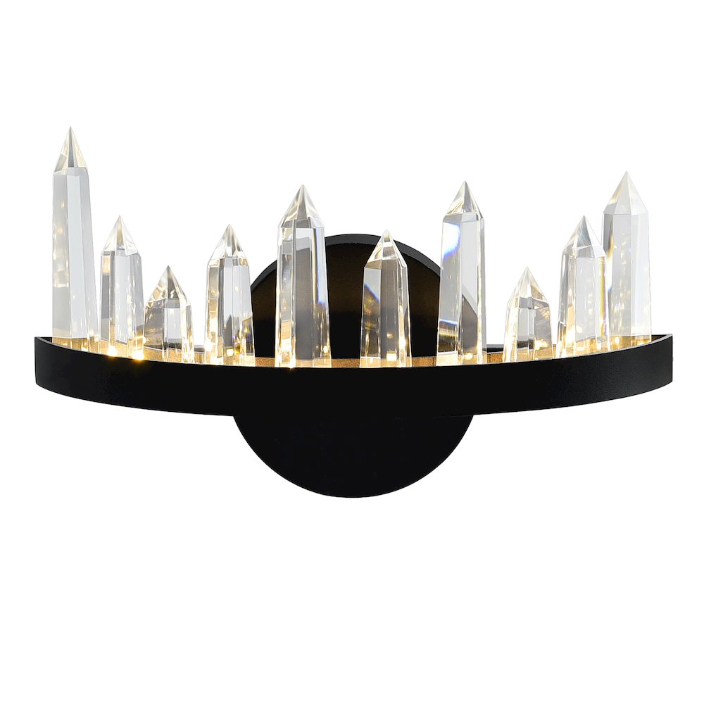 Juliette LED Wall Sconce With Black Finish. Picture 2