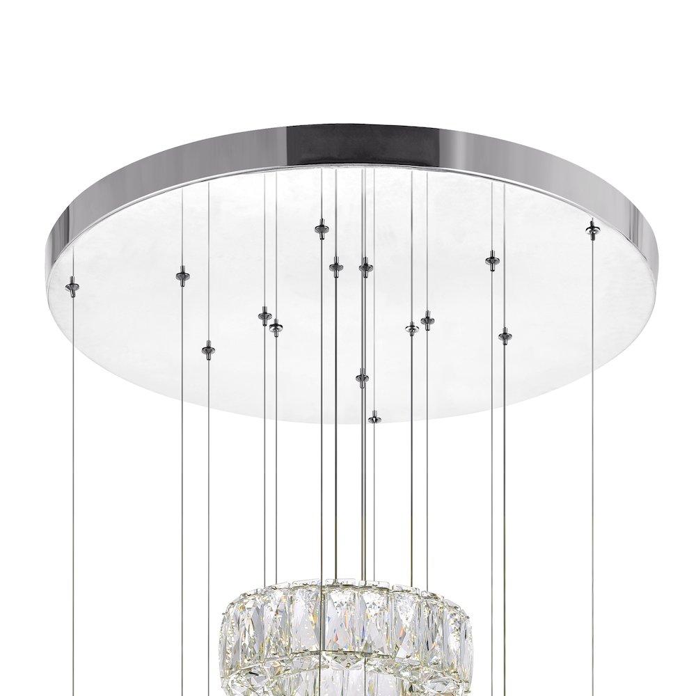 Madeline LED Chandelier With Chrome Finish. Picture 5