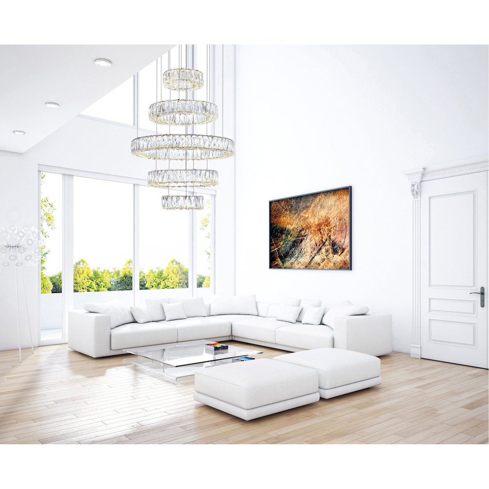 Madeline LED Chandelier With Chrome Finish. Picture 6
