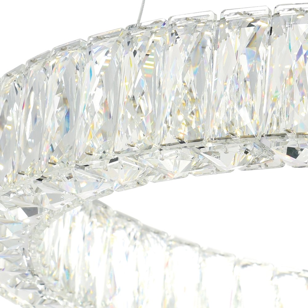 Madeline LED Chandelier With Chrome Finish. Picture 4