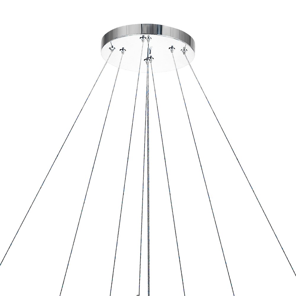 Madeline LED Chandelier With Chrome Finish. Picture 5