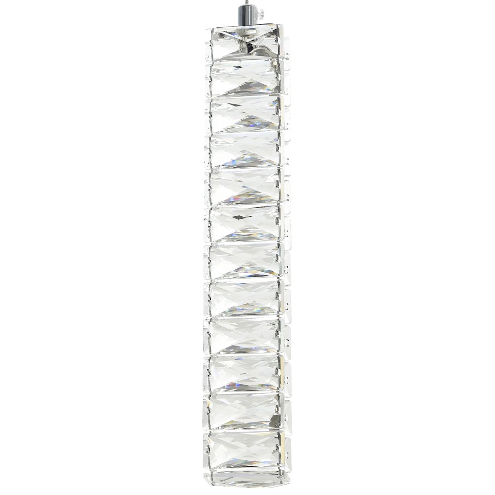 Celina LED Chandelier With Chrome Finish. Picture 4