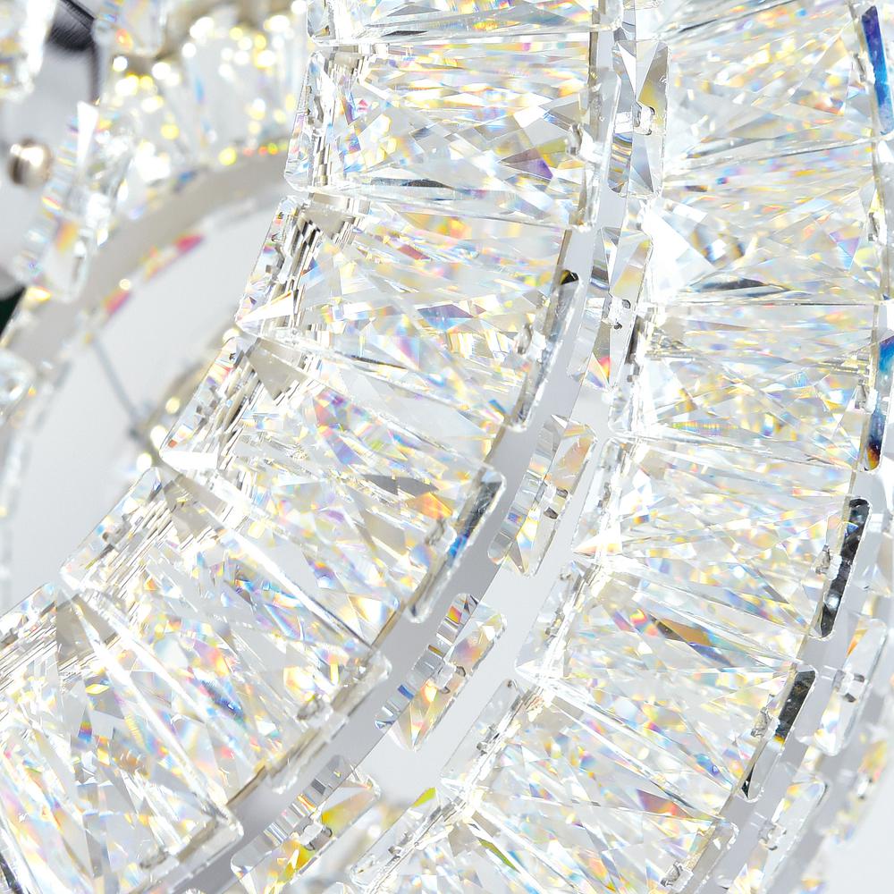 Celina LED Chandelier With Chrome Finish. Picture 4