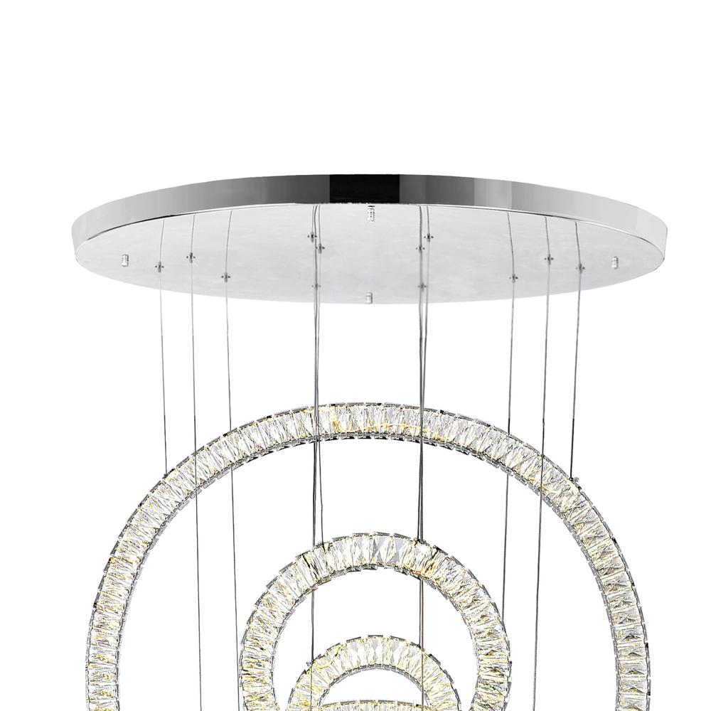 Celina LED Chandelier With Chrome Finish. Picture 7