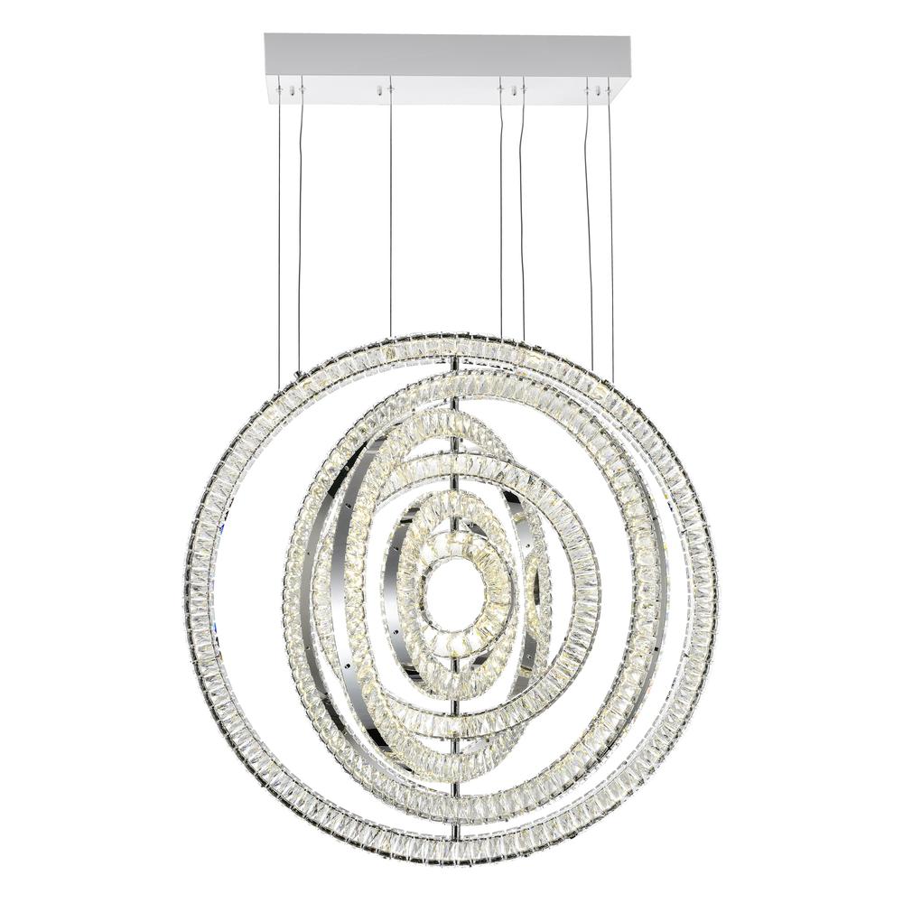 Celina LED Chandelier With Chrome Finish. Picture 1
