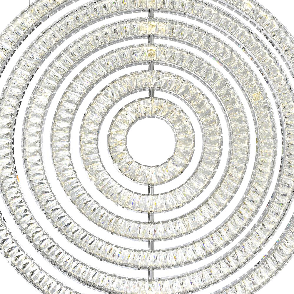 Celina LED Chandelier With Chrome Finish. Picture 5