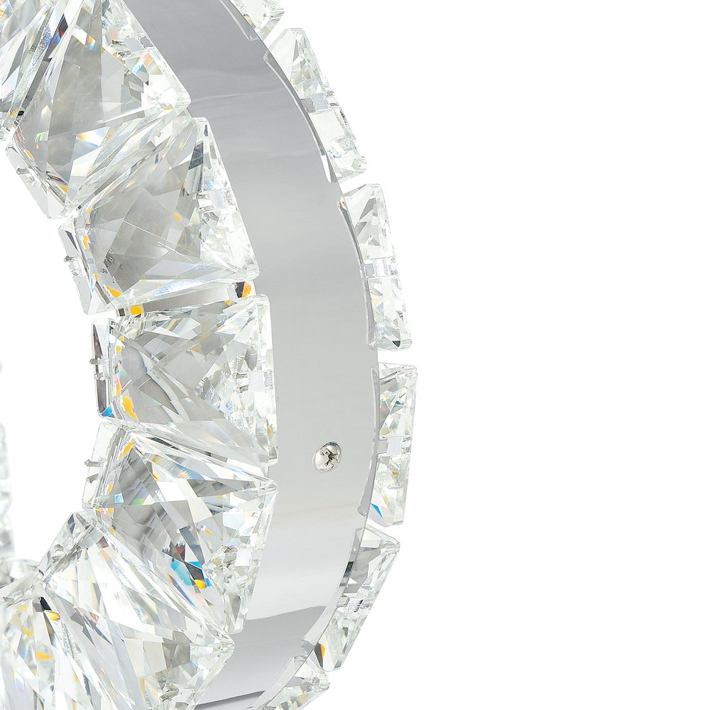 Celina LED Chandelier With Chrome Finish. Picture 4