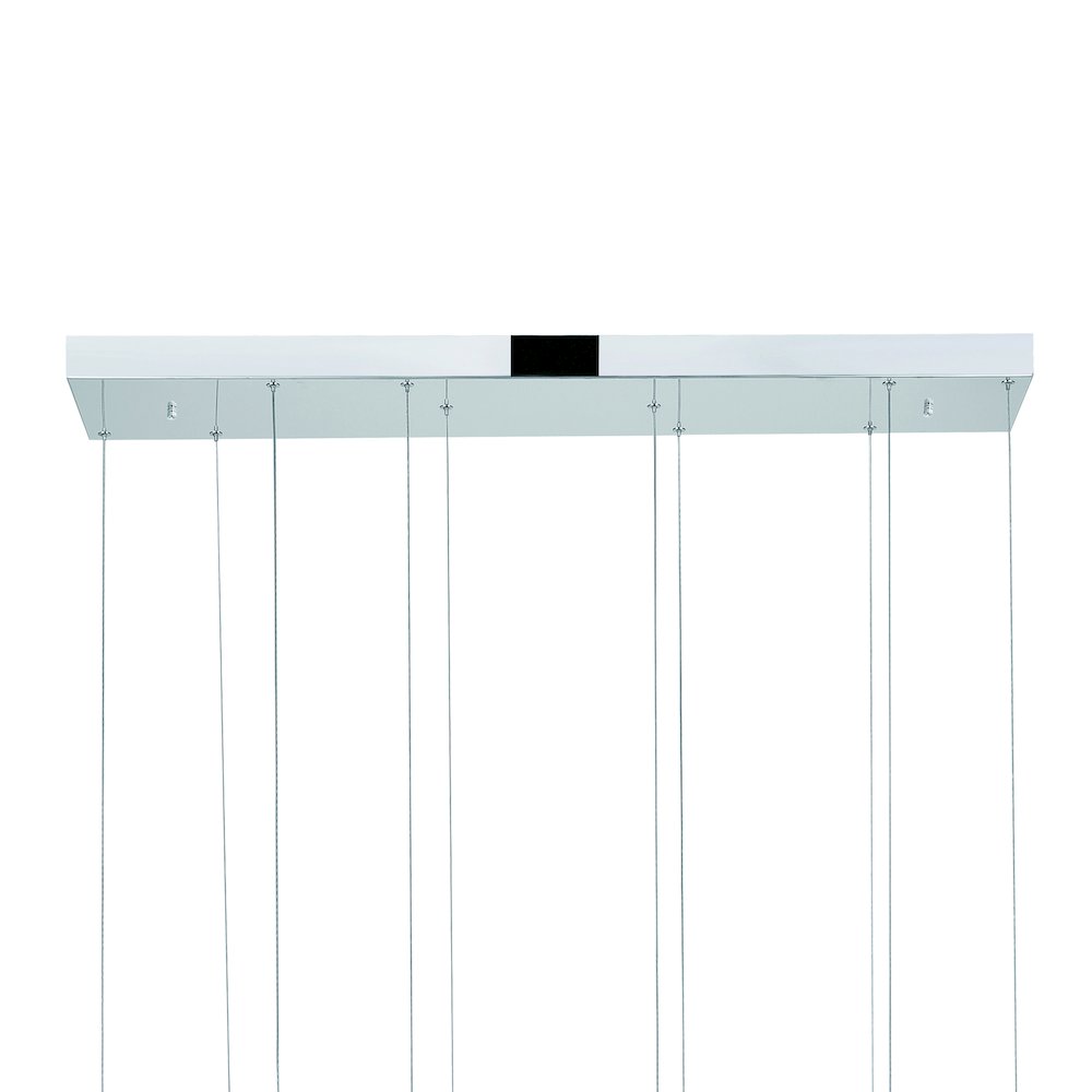 Celina LED Chandelier With Chrome Finish. Picture 5