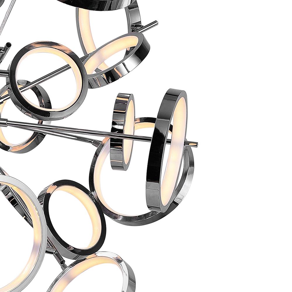 Colette LED Chandelier With Chrome Finish. Picture 2