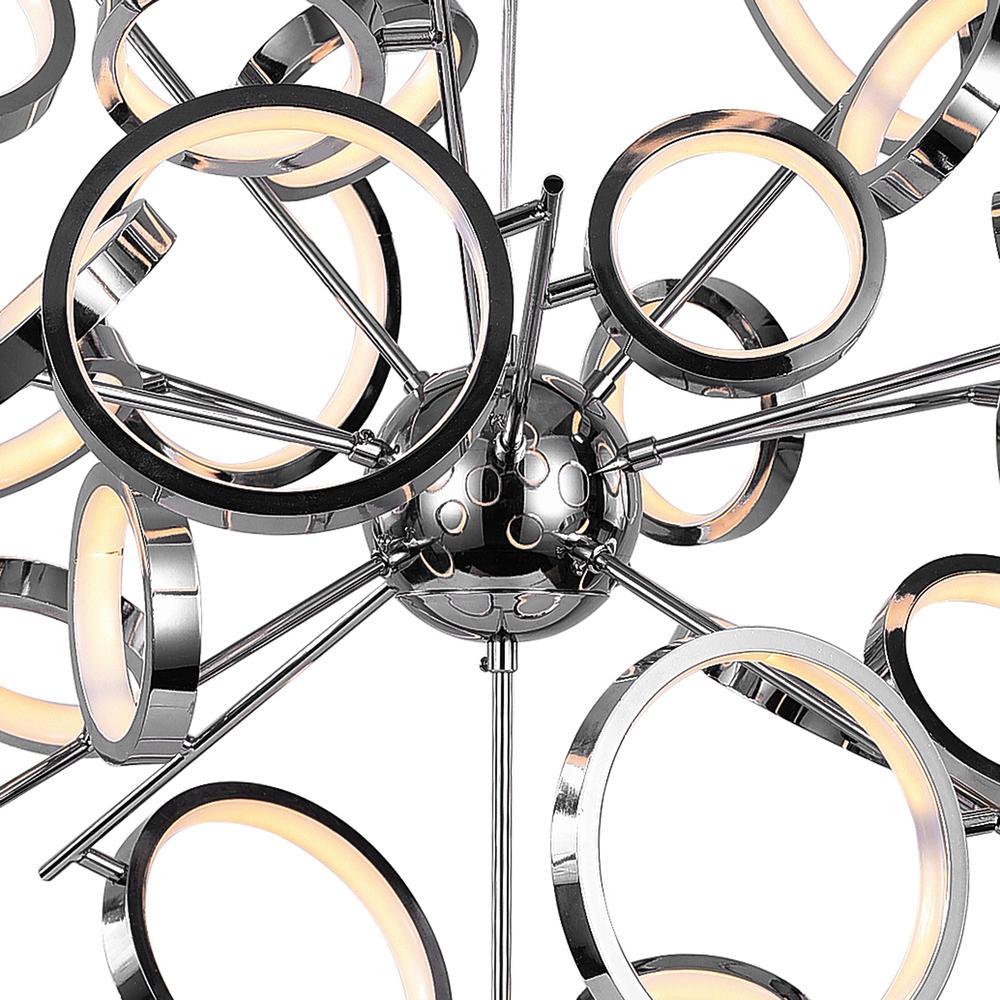 Colette LED Chandelier With Chrome Finish. Picture 3