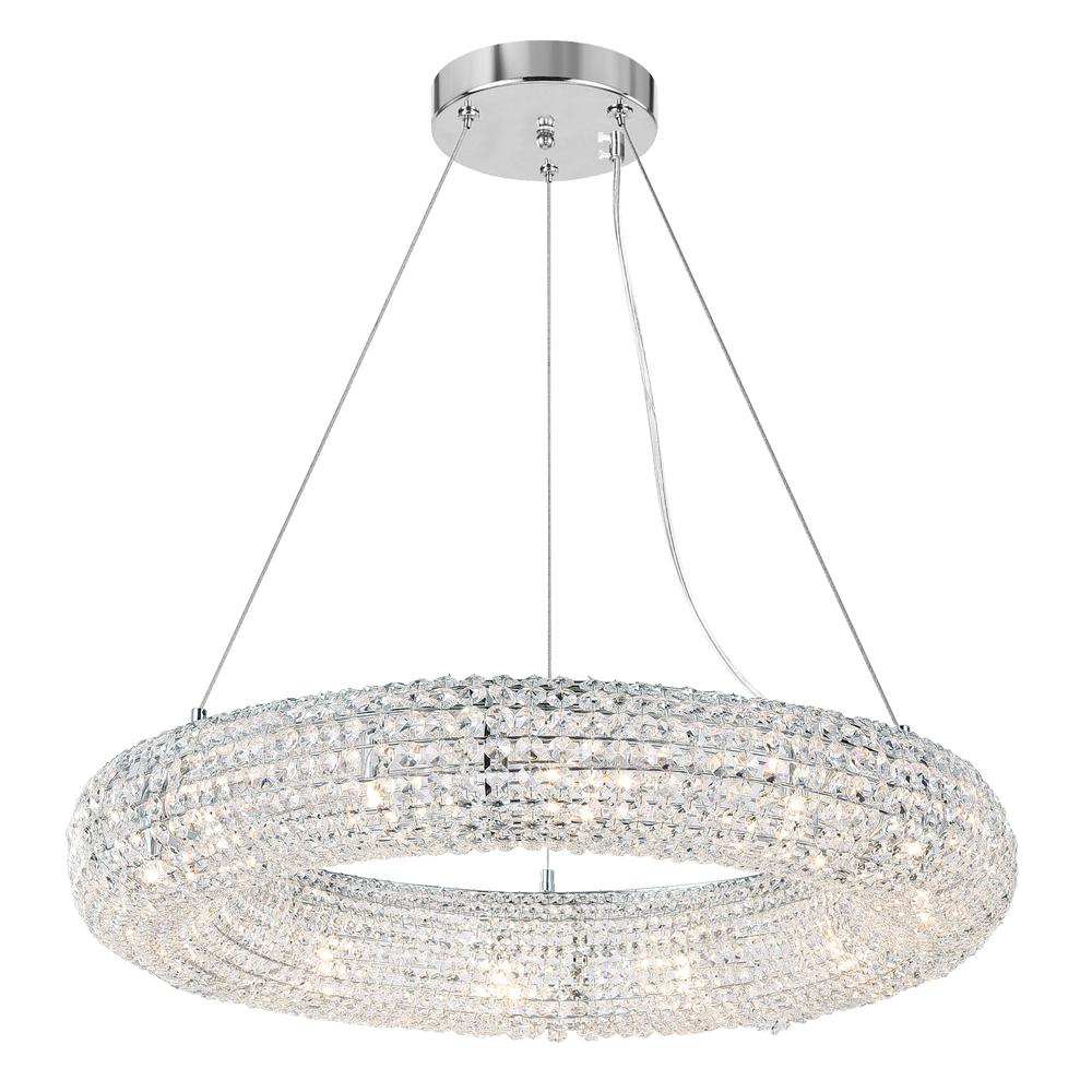 Veronique 12 Light Chandelier With Chrome Finish. Picture 1