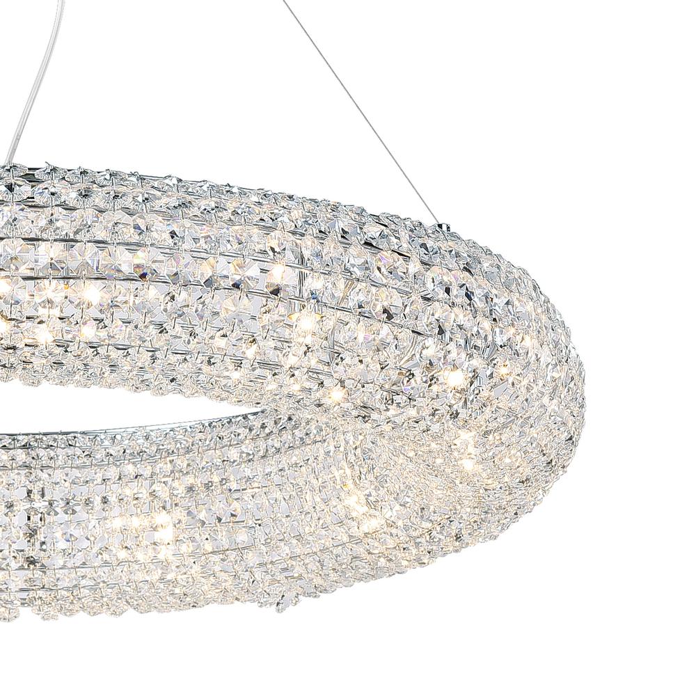 Veronique 12 Light Chandelier With Chrome Finish. Picture 3
