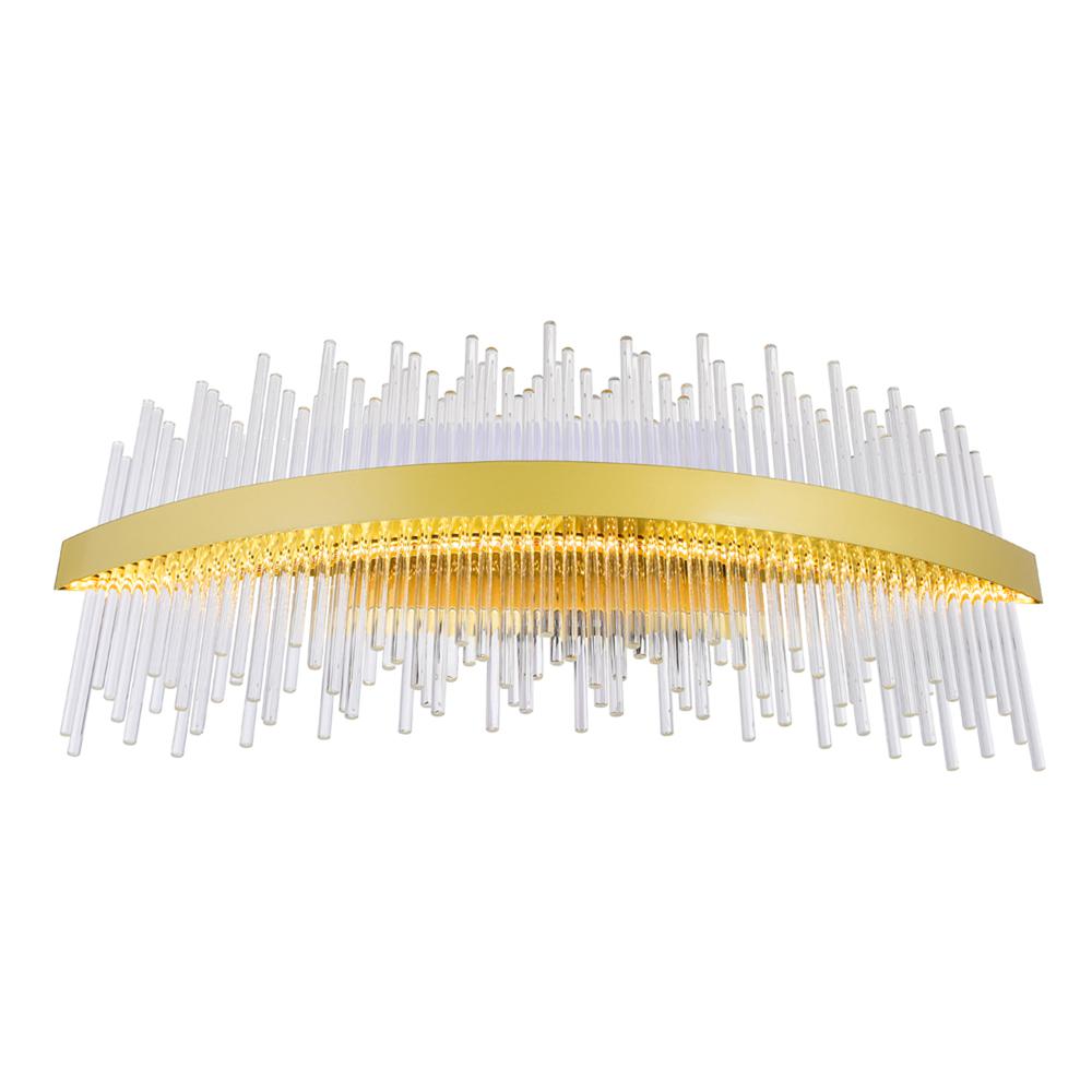Genevieve LED Wall Sconce With Medallion Gold Finish. Picture 2