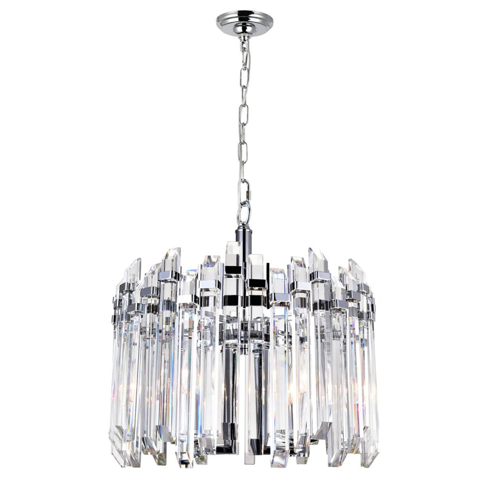 Henrietta 4 Light Chandelier With Chrome Finish. Picture 1