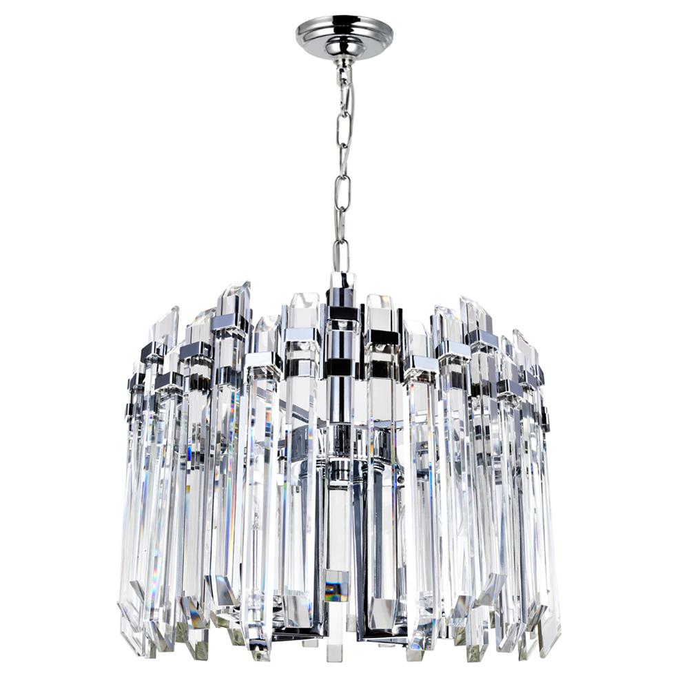 Henrietta 4 Light Chandelier With Chrome Finish. Picture 5
