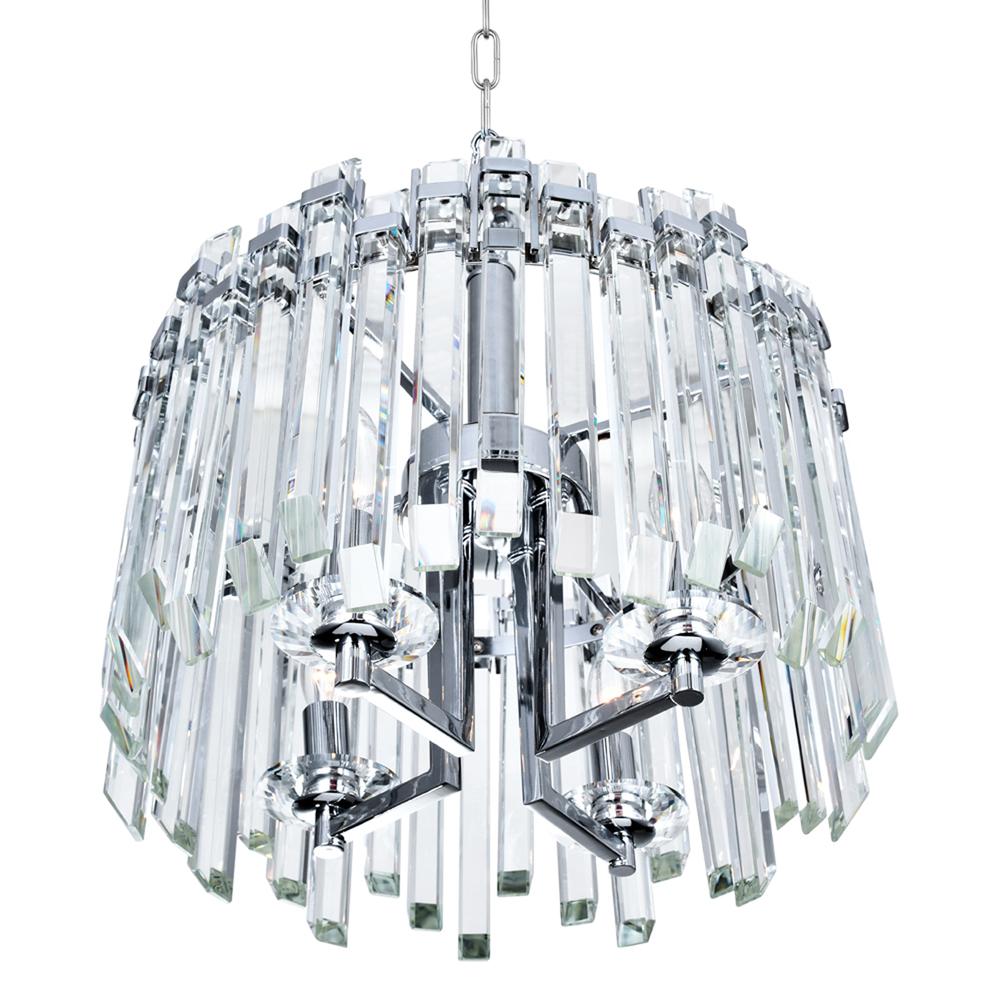 Henrietta 4 Light Chandelier With Chrome Finish. Picture 6