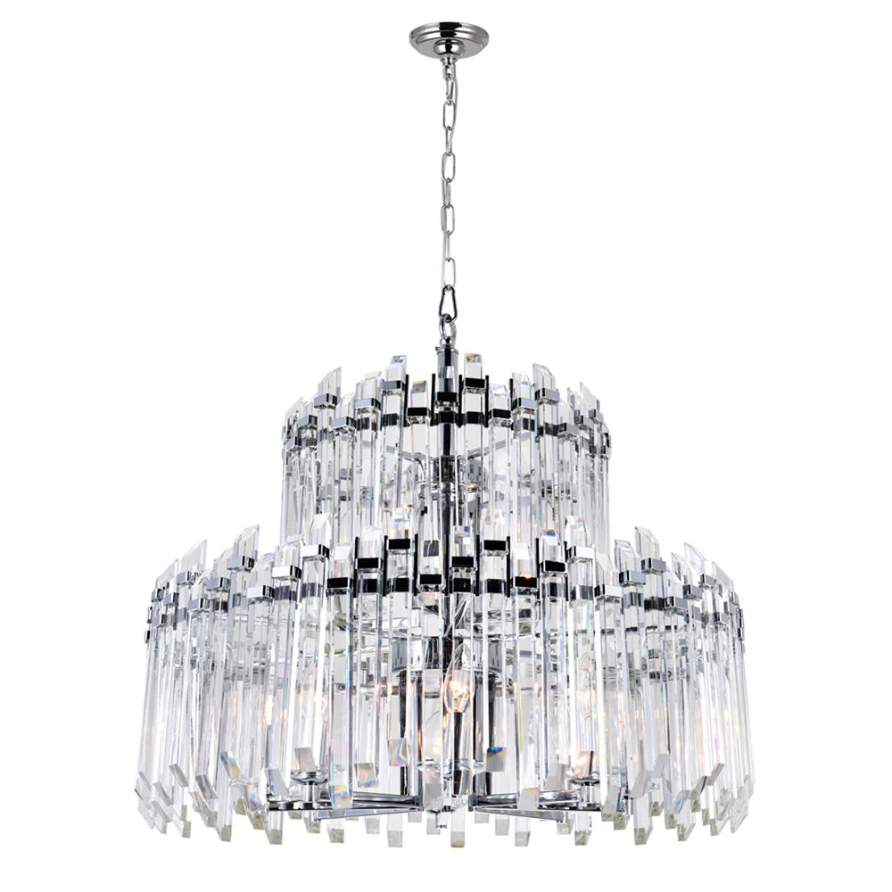 Henrietta 12 Light Chandelier With Chrome Finish. Picture 1