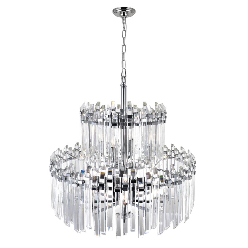 Henrietta 12 Light Chandelier With Chrome Finish. Picture 2