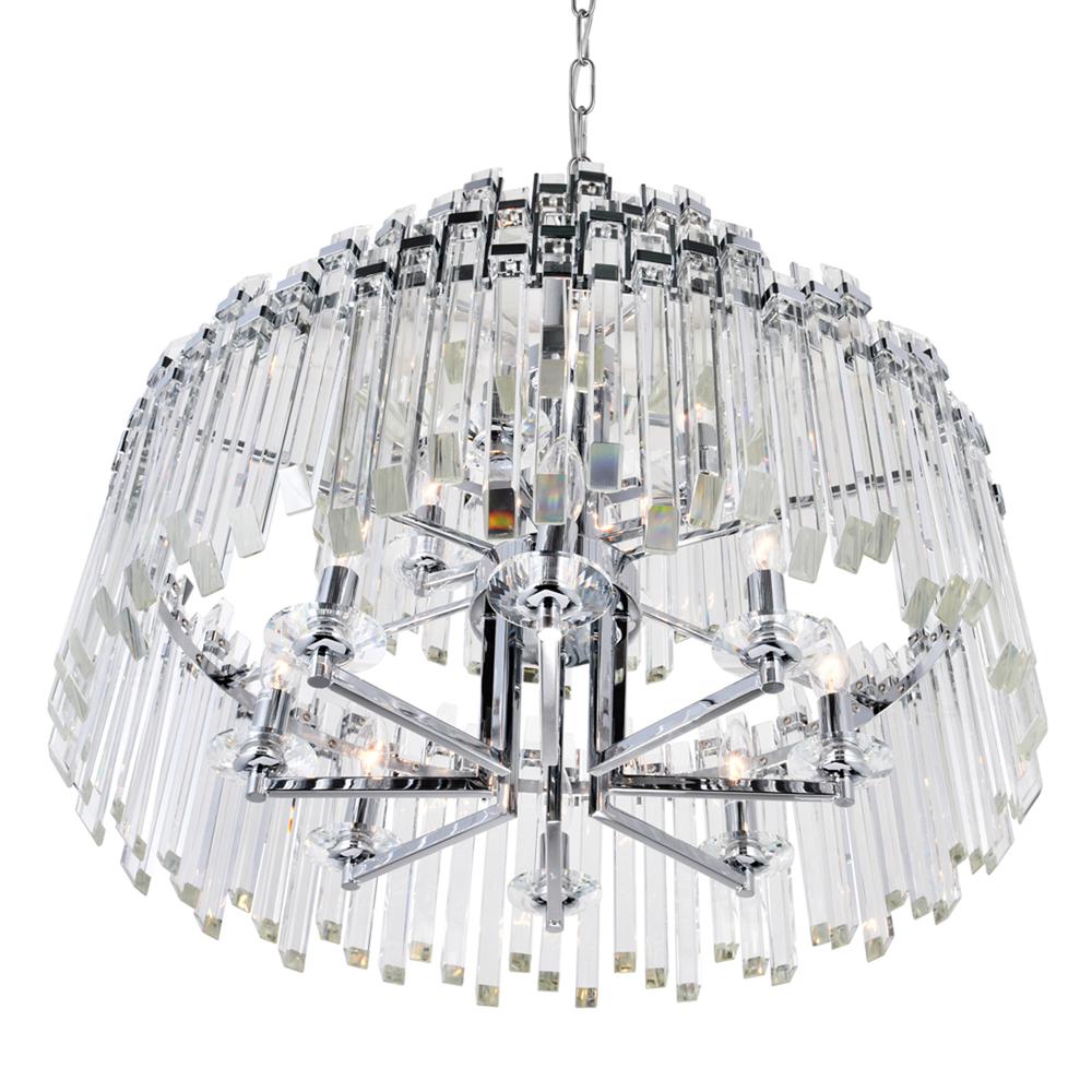 Henrietta 12 Light Chandelier With Chrome Finish. Picture 3