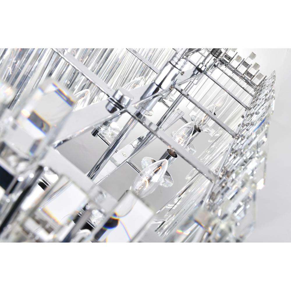 Henrietta 10 Light Chandelier With Chrome Finish. Picture 2