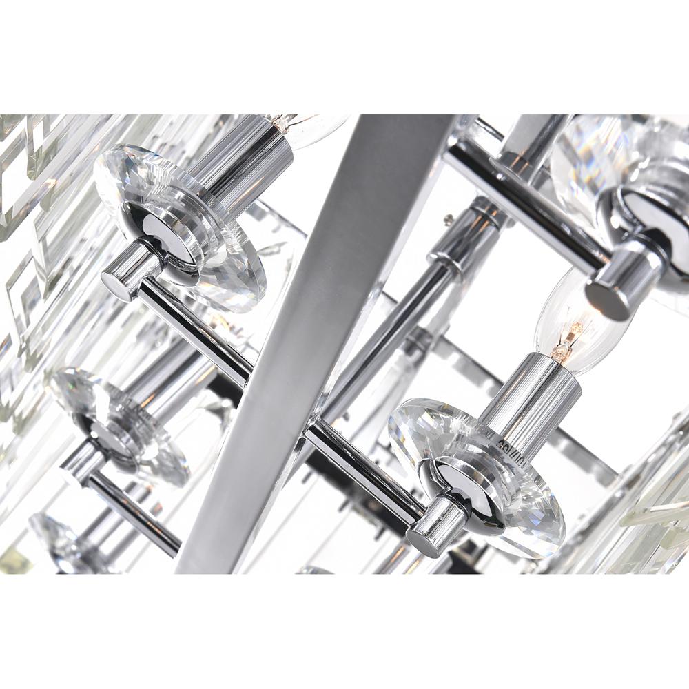 Henrietta 10 Light Chandelier With Chrome Finish. Picture 5