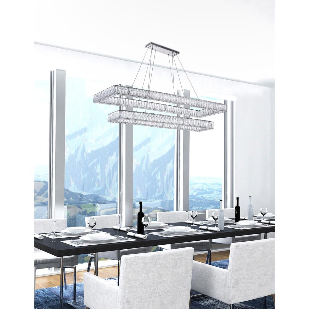 Felicity LED Chandelier With Chrome Finish. Picture 6
