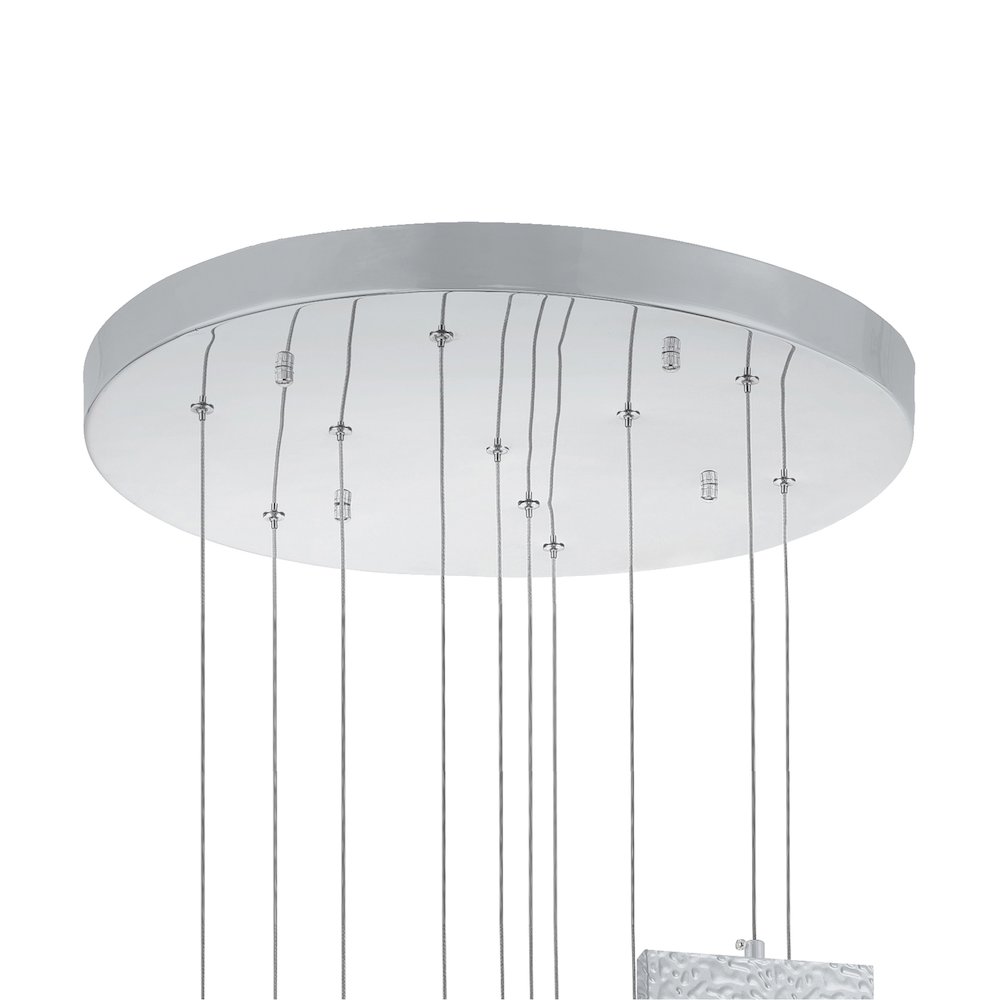 Carolina LED Chandelier With Pewter Finish. Picture 5