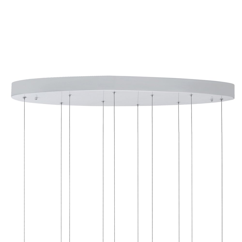 Carolina LED Chandelier With Pewter Finish. Picture 5