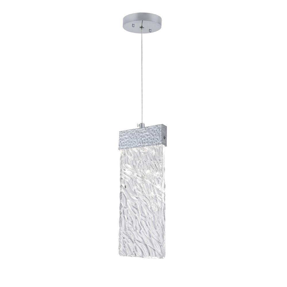 Carolina LED Pendant With Pewter Finish. Picture 1