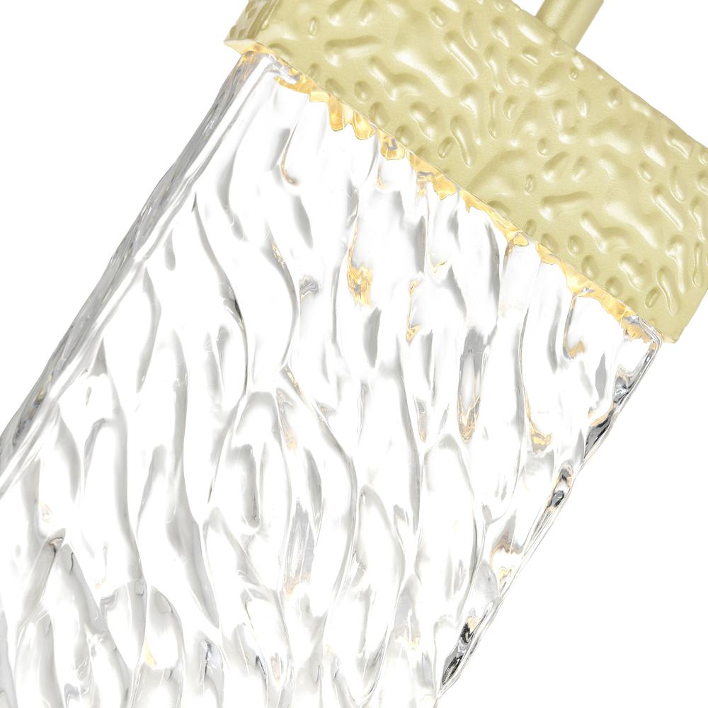 Carolina LED Pendant With Gold Leaf Finish. Picture 4