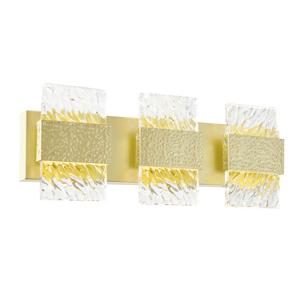 Carolina LED Wall Sconce With Gold Leaf Finish. Picture 2