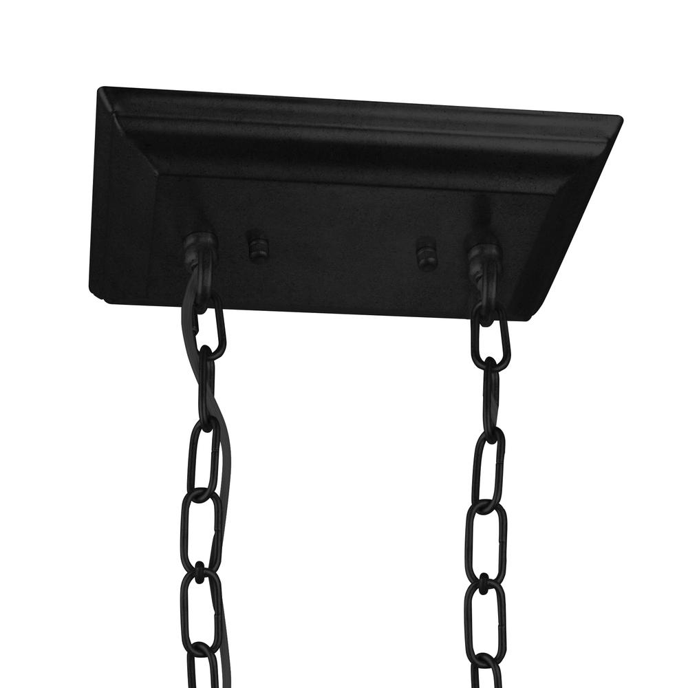 Anita 12 Light Chandelier With Black Finish. Picture 5