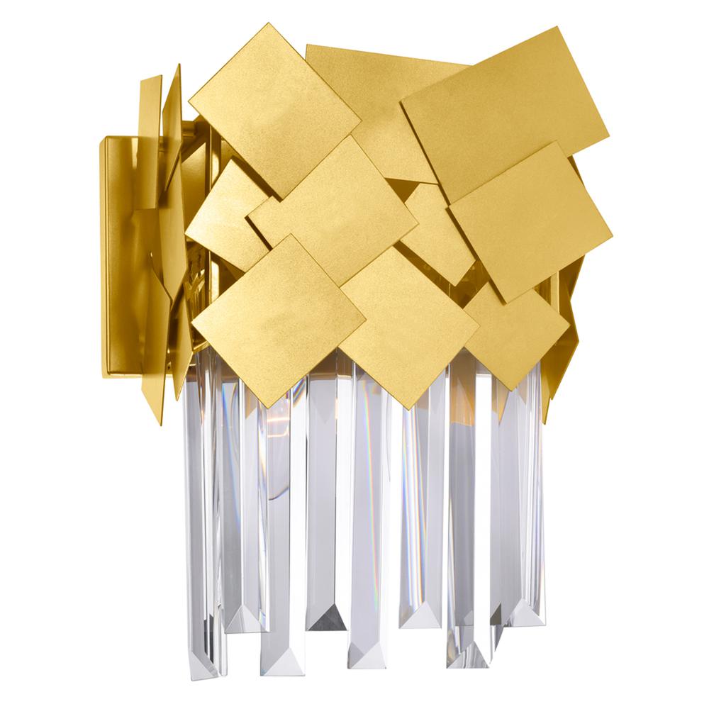 Panache 1 Light Wall Light With Medallion Gold Finish. Picture 1